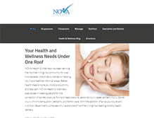 Tablet Screenshot of novahealthandwellness.com